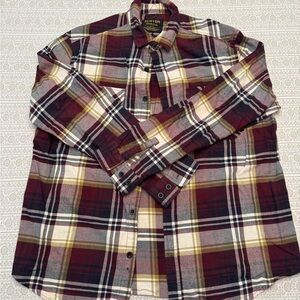 Burton Men's Multicolor Plaid Button Down Shirt